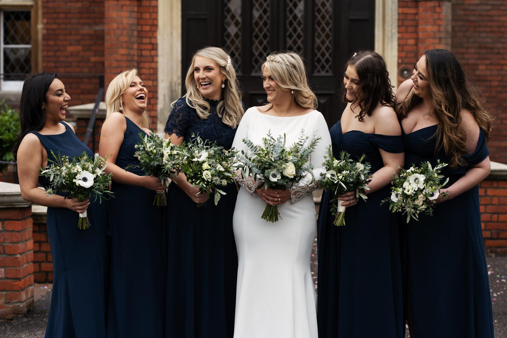Group photos at the front of De Vere Latimer Estate.
