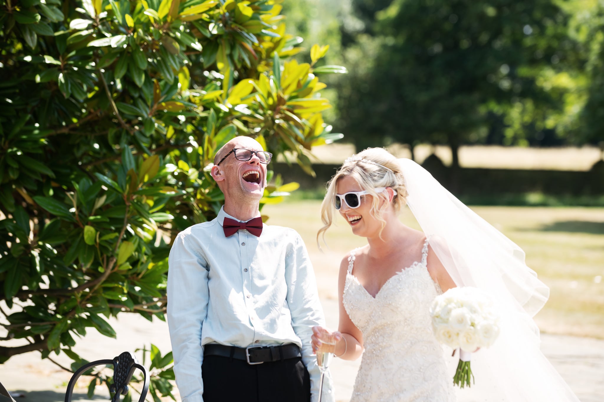 Fanhams Hall wedding