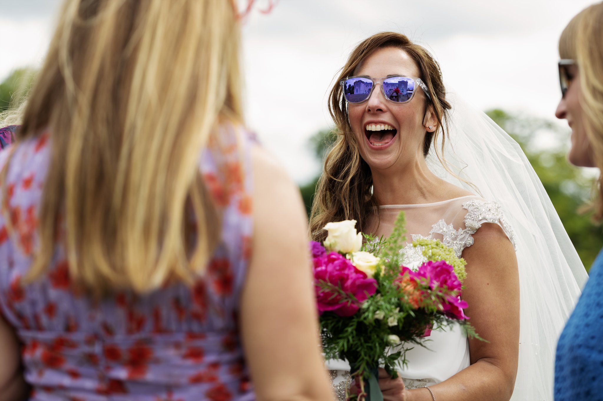 Documentary wedding photography at Hitchin Priory.