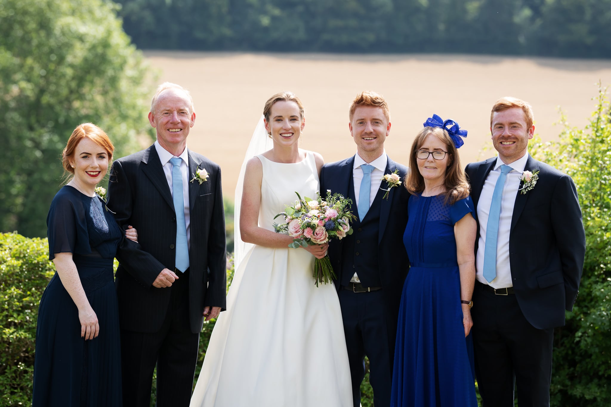 Group photo outside De Vere Latimer Estate